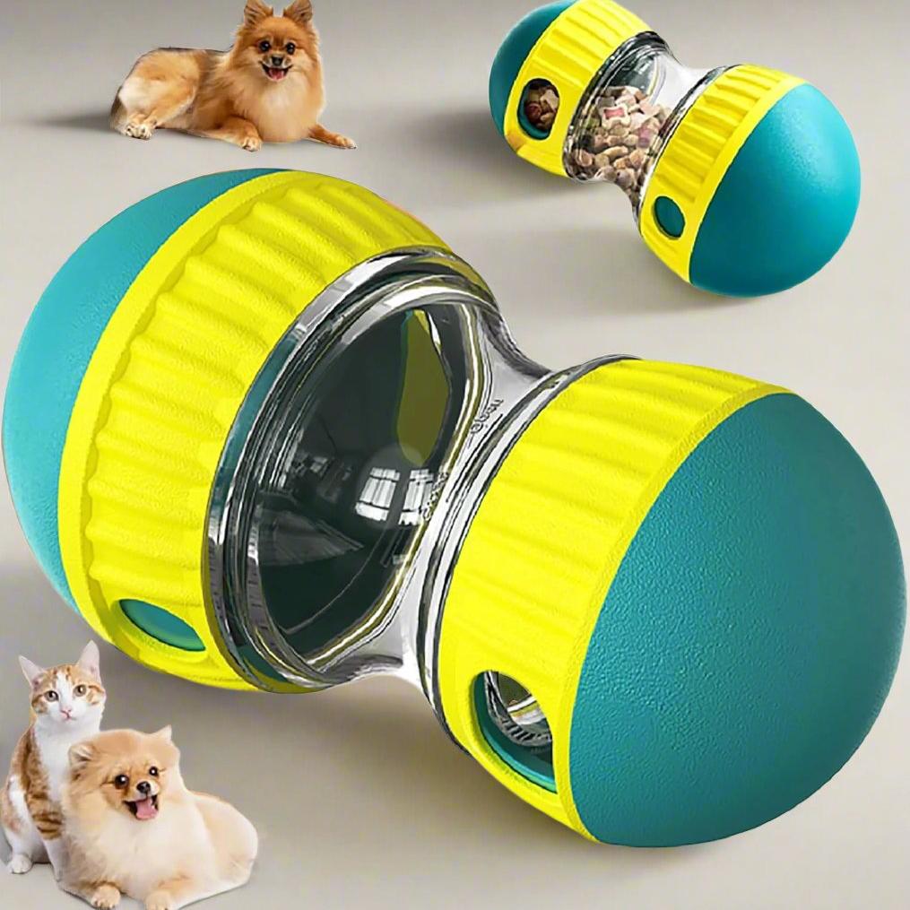 EllipticalDogPuzzleToy™ - Turquoise - Plaisir Canin